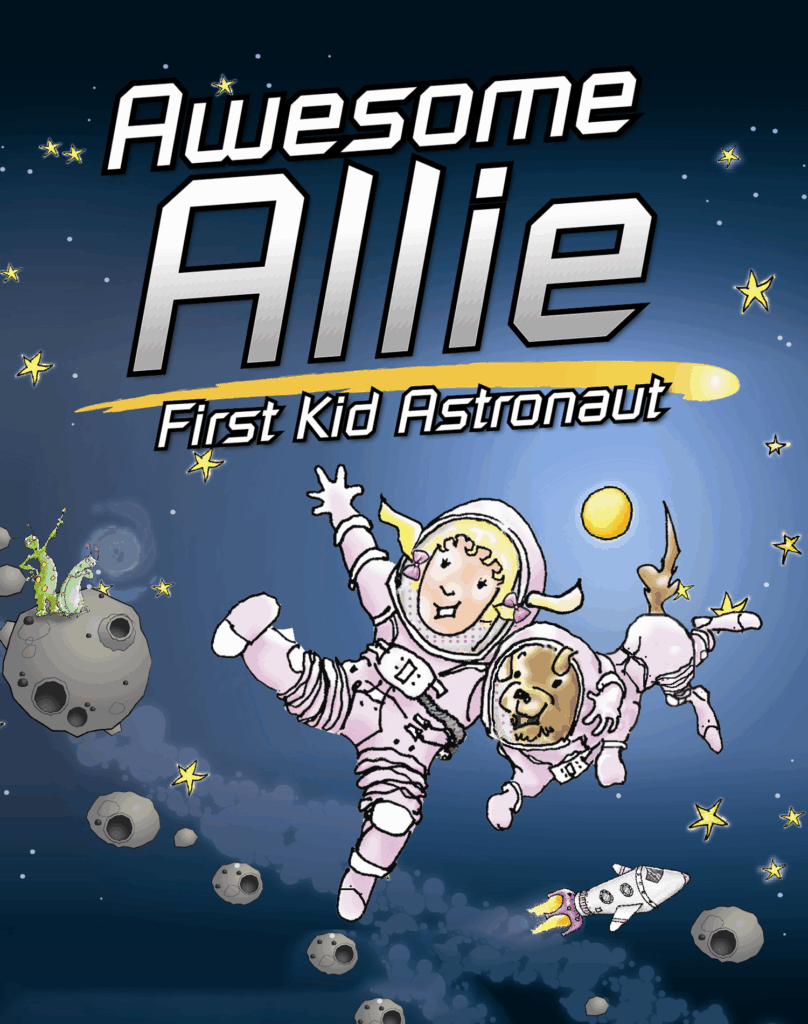 Awesome Allie: First Kid Astronaut official catalogue artwork