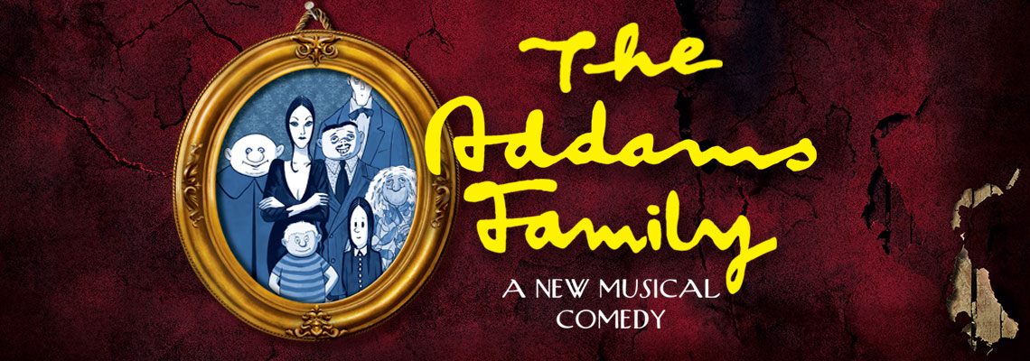 Image result for the addams family broadway logo