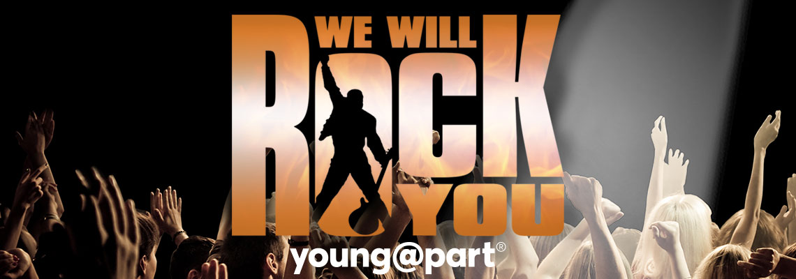 Democracia Charlotte Bronte Estrictamente We Will Rock You - Young@Part® - Theatrical Rights Worldwide