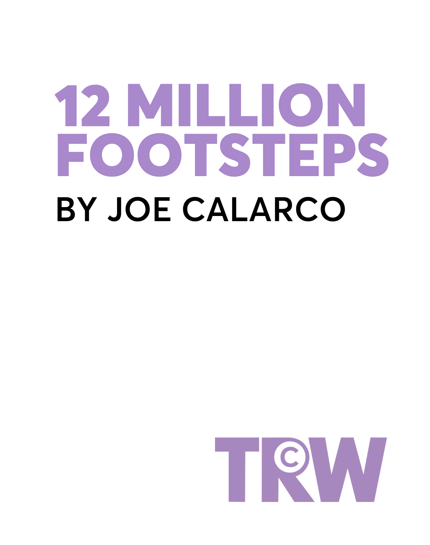 12 Million Footsteps