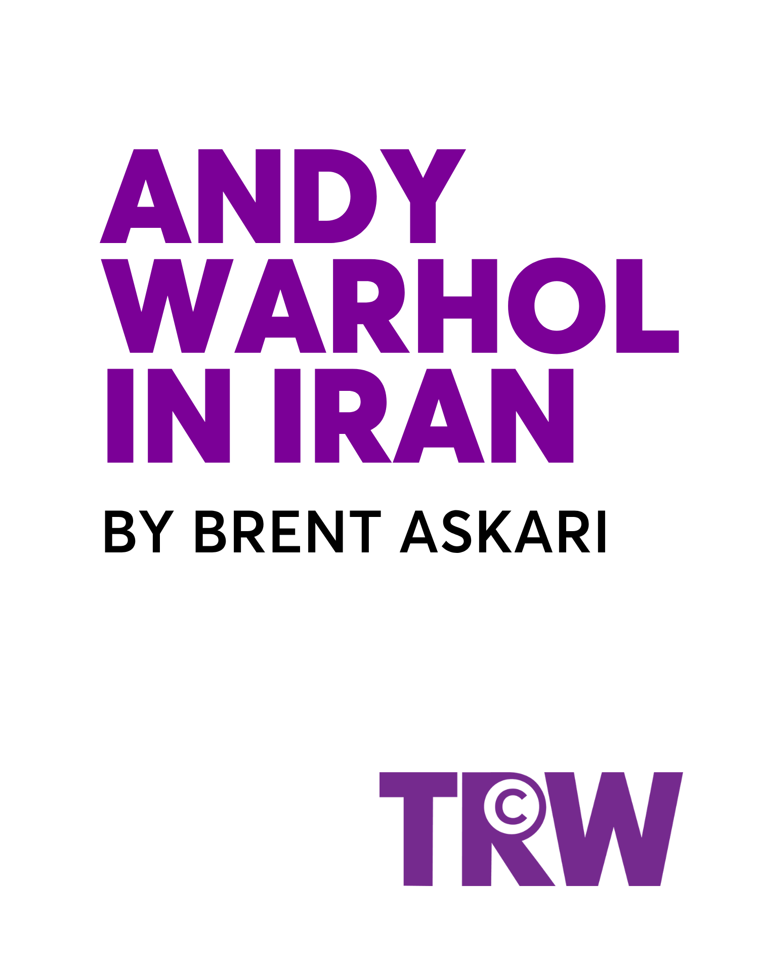 Andy Warhol in Iran
