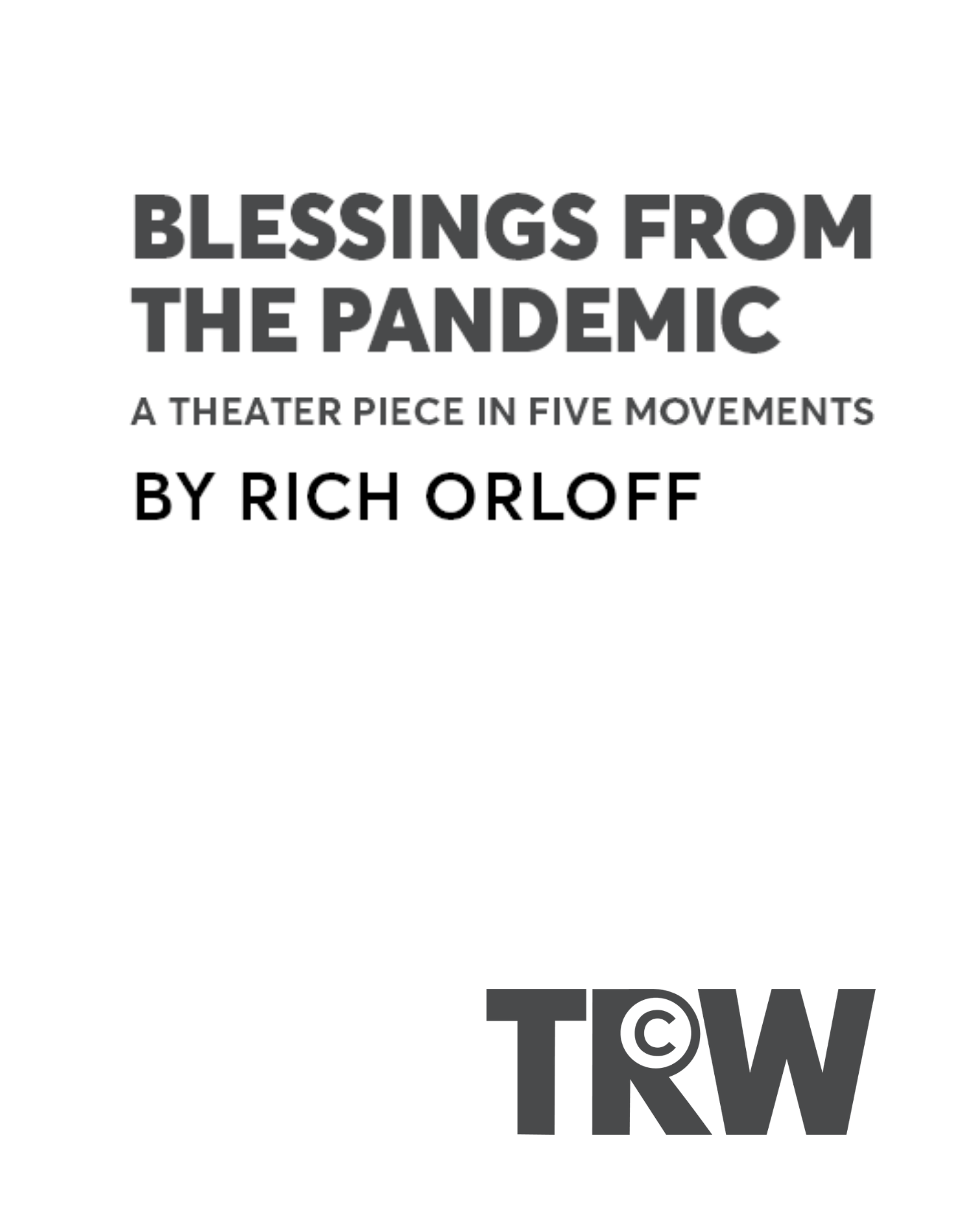 Blessings From The Pandemic