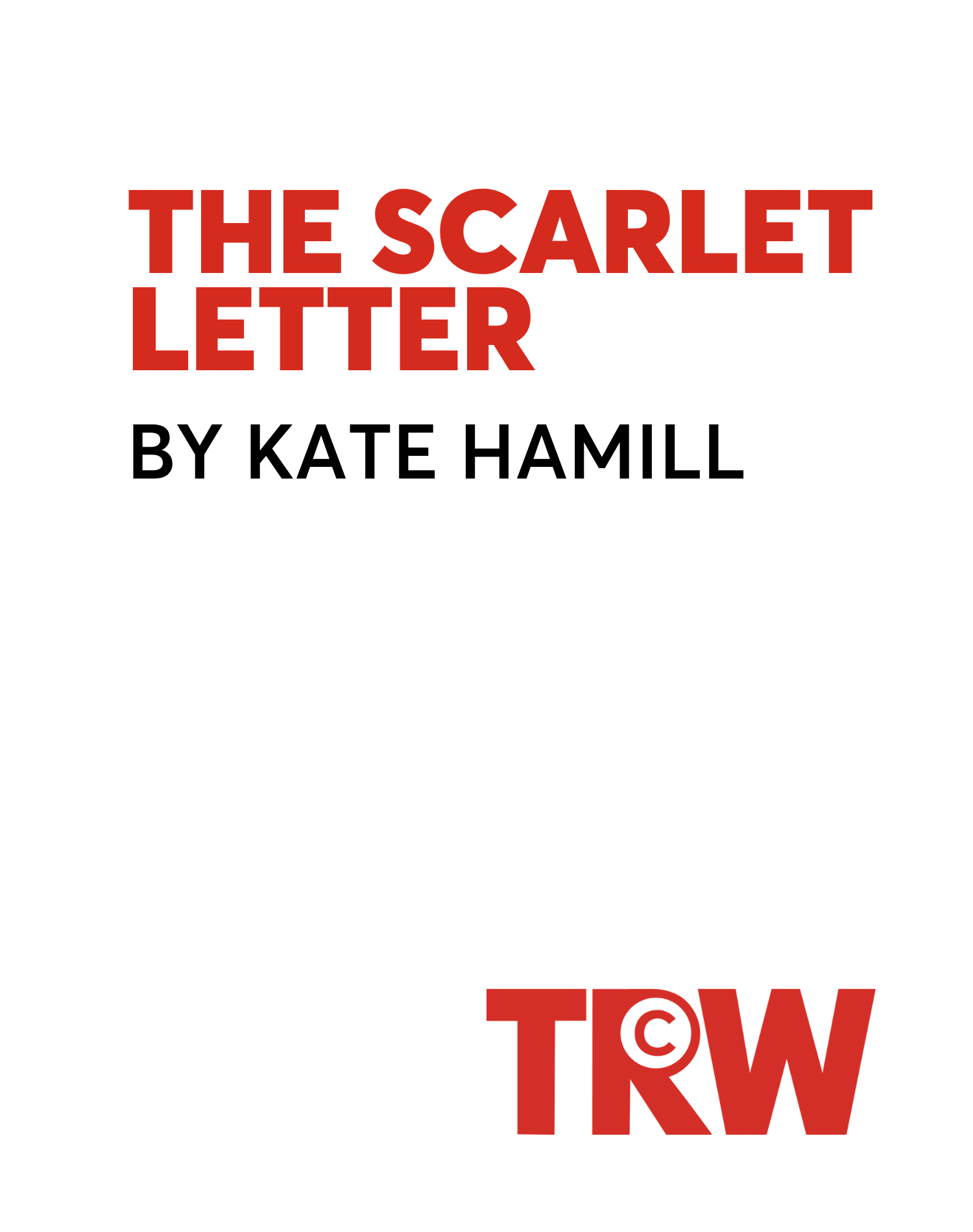 The Scarlet Letter