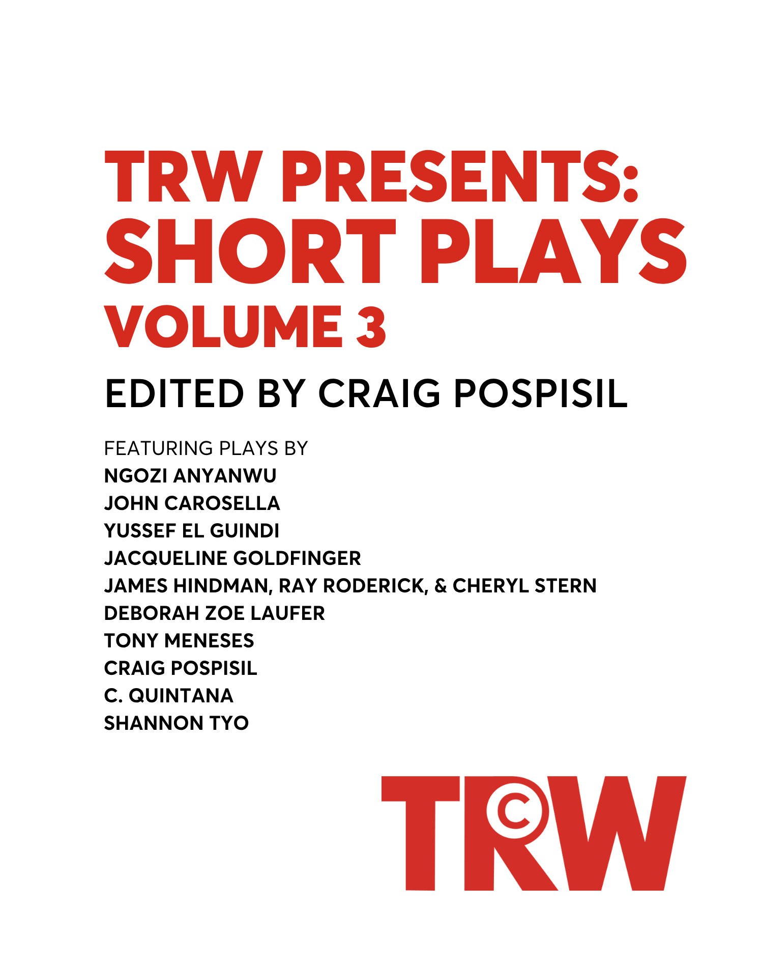 TRW Presents: Short Plays, Vol. 3